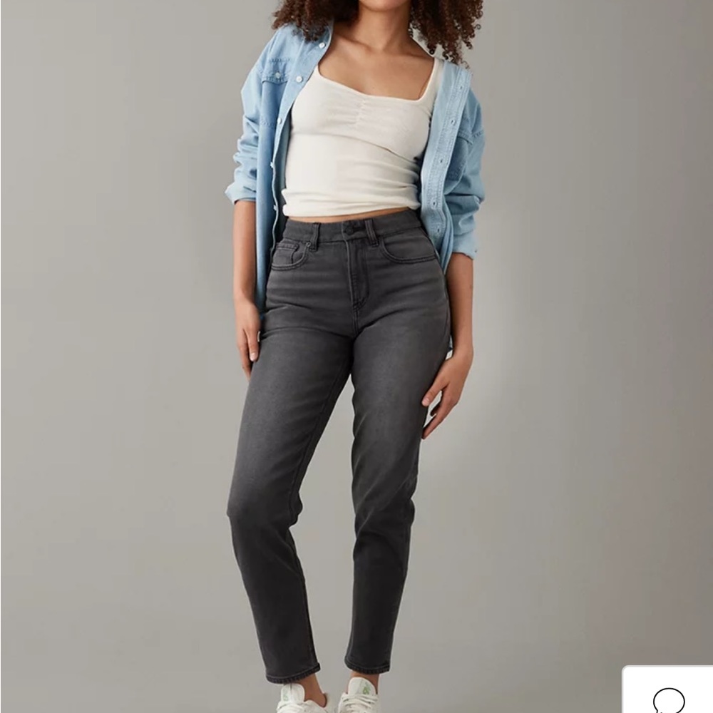 EUC AE mom high rise jeans